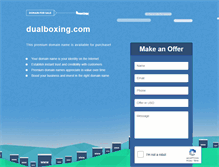 Tablet Screenshot of dualboxing.com